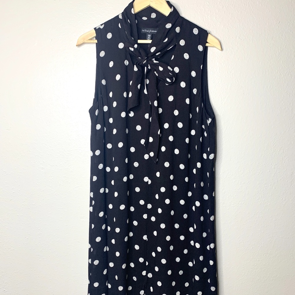 Tribal Femme Black Tribal Dress NWT M